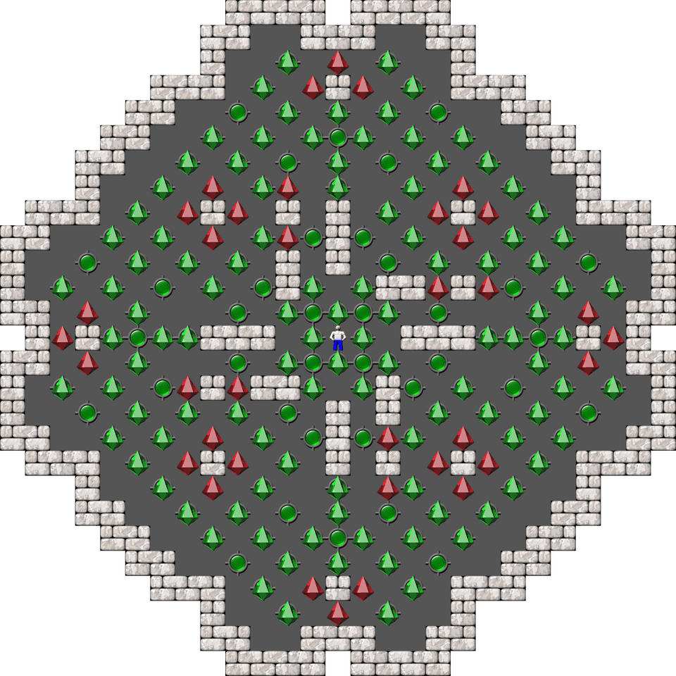 Sokoban Sasquatch 07 Arranged level 112